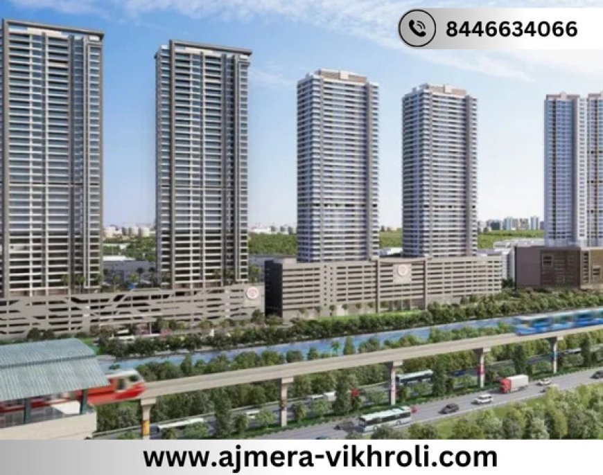 Ajmera Vikhroli Realty Project LBS Marg 1 2 & 3 BHK Flats