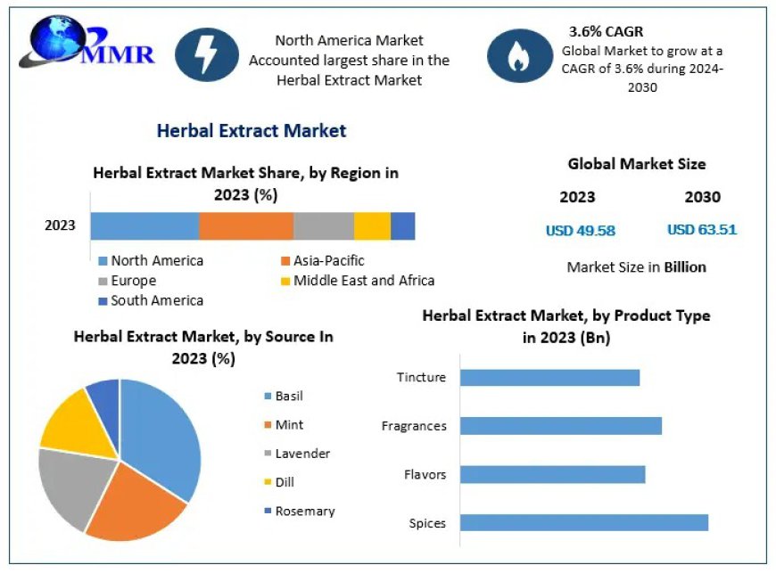 Herbal Extract Market Future Scope, Demands and Projected Industry Growths 2030