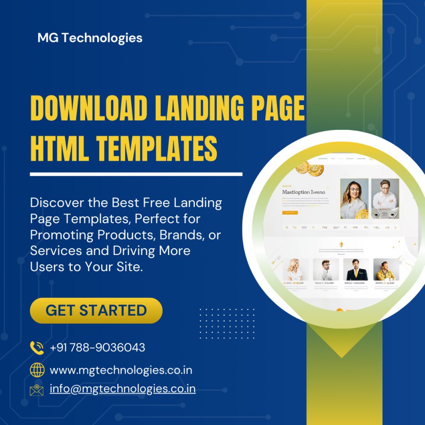 Build Engaging, High-Converting Landing Pages with HTML Landing Page Templates