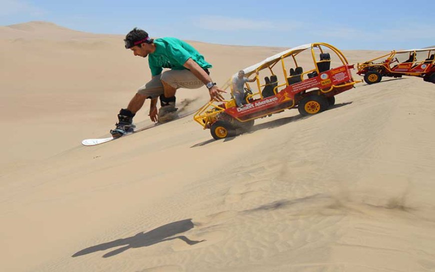 Dubai's Desert Adventure: A Day of Dune Buggy Riding and Sandboarding