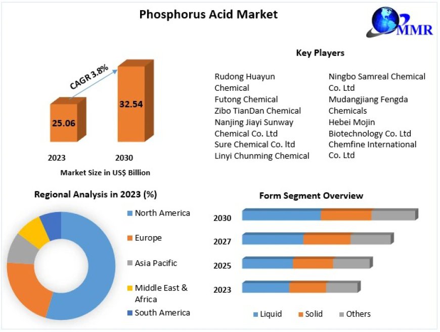 Phosphorus Acid Market Share, Demand, Top Players, Growth, Size, Revenue Analysis, Top Leaders and Forecast 2030