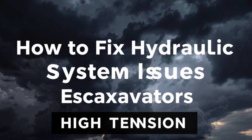 How to Fix Hydraulic System Issues in Caterpillar Excavators - Expert Guide