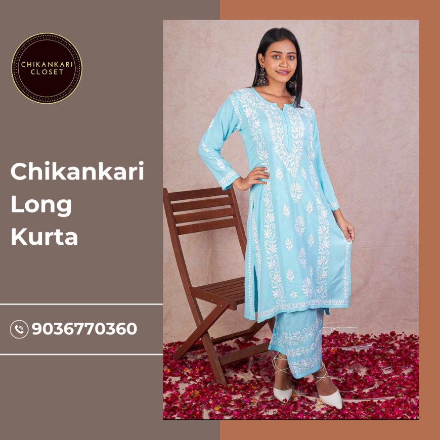 Shop the Best Chikankari Kurta for Women at Chikankari Closet