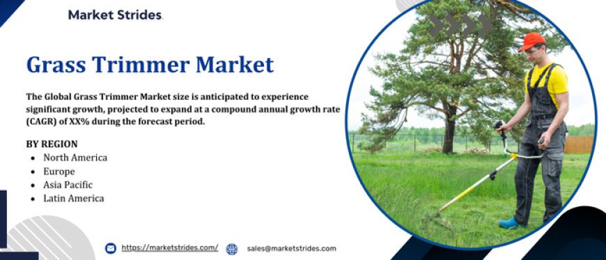 Grass Trimmer Market: Global Industry Analysis and Forecast 2033 | Market Strides