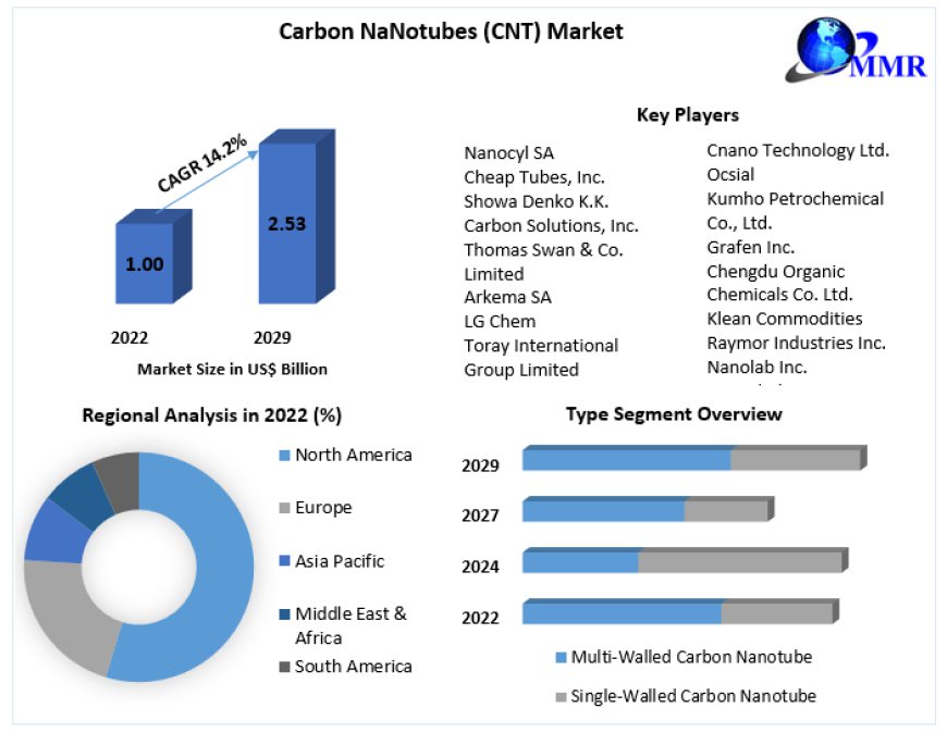 Carbon NaNotubes (CNT) Market by Manufacturers, Regions, Type and Application, Forecast 2030