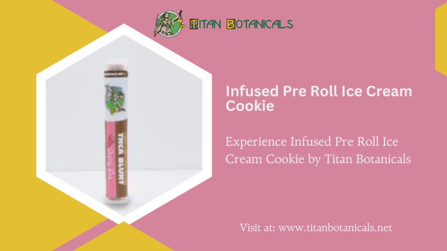 Experience Infused Pre Roll Ice Cream Cookie by Titan Botanicals