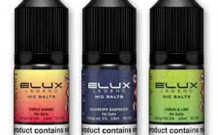 Elux Liquid Box of 10 Nic Salts UK