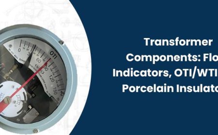 Transformer Components: Flow Indicators, OTI/WTI and Porcelain Insulators