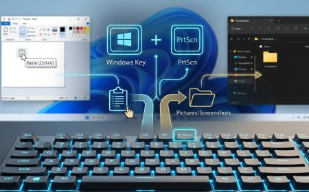 How to Take a Screenshot on Windows Using the Print Screen Key