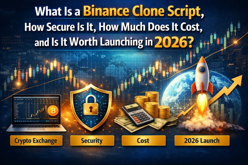 What Is a Binance Clone Script, How Secure Is It, How Much Does It Cost, and Is It Worth Launching in 2026?
