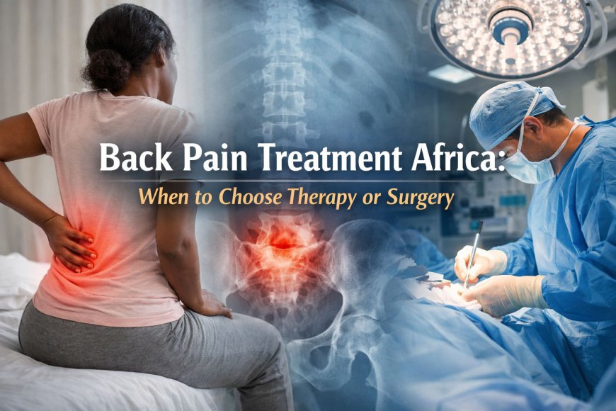 Back Pain Treatment Africa: When to Choose Therapy or Surgery