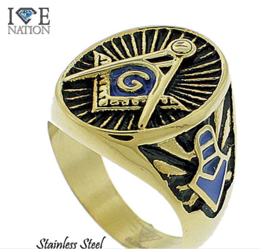 The Symbolism and Strength of the Polished Square and Compass Masonic Ring
