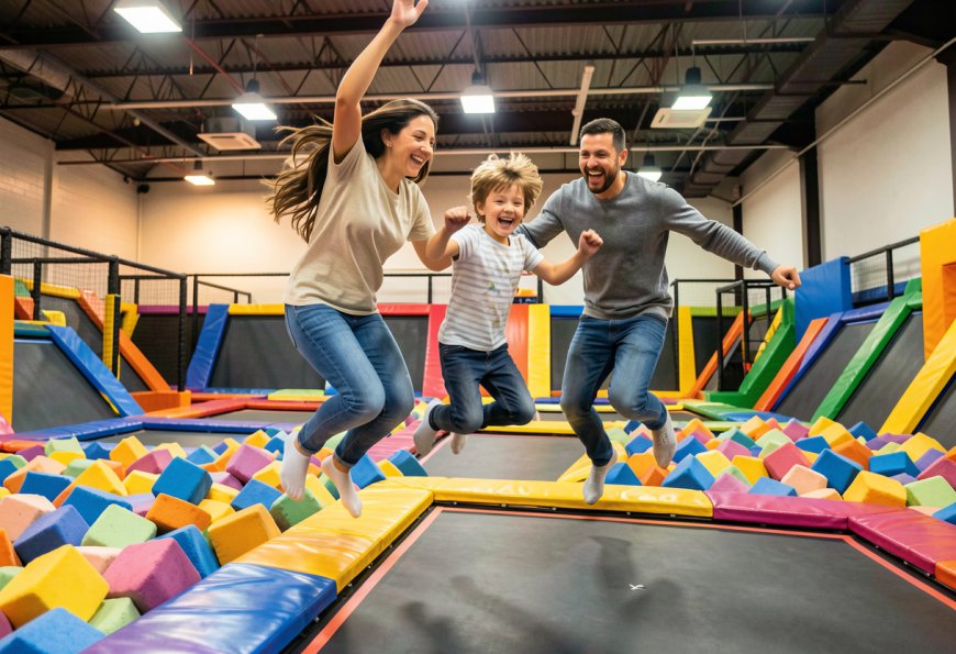 Enjoy active indoor entertainment at The Arena Trampoline Park.