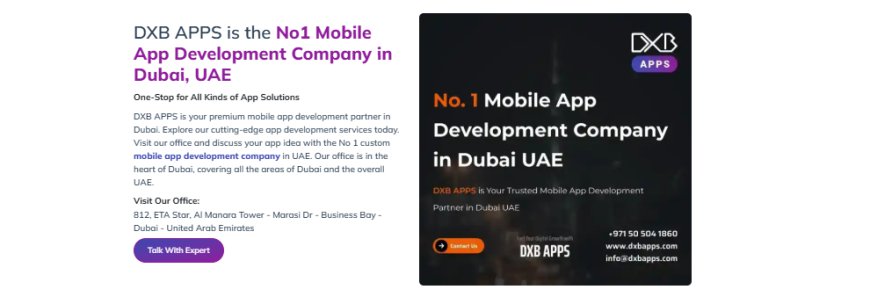 Top 5 Mobile App Development Company in UAE for Innovative Solutions
