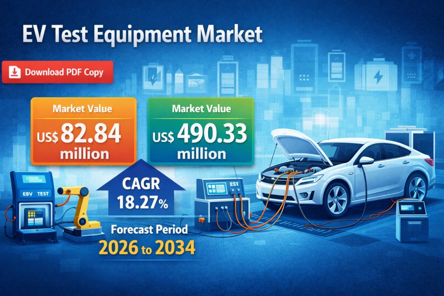 EV Test Equipment Market Growth to US$ 490.33 Million by 2034: Future Trends and Insights