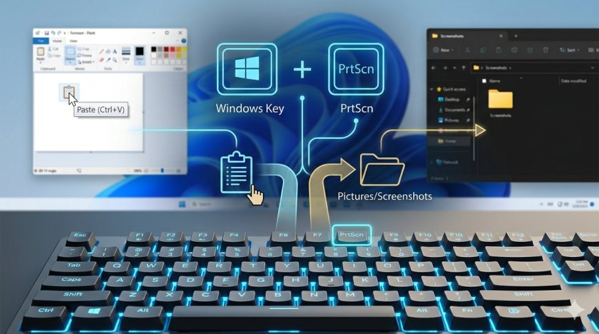 How to Take a Screenshot on Windows Using the Print Screen Key