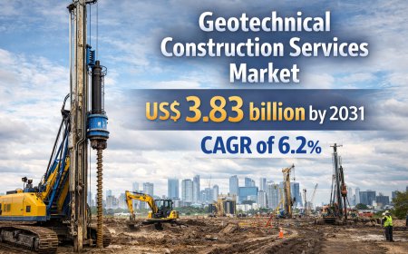 Global Geotechnical Construction Services Market Forecast 2031: Valued at US$2.67 Billion in 2024, Expanding at 6.2% CAGR