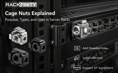 Cage Nuts Explained: Purpose, Types, and Uses in Server Racks