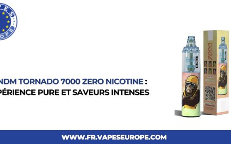 RandM Tornado 7000 Zero Nicotine : Expérience Pure et Saveurs Intenses