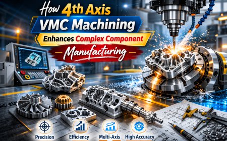 How 4th Axis VMC Machining Enhances Complex Component Manufacturing