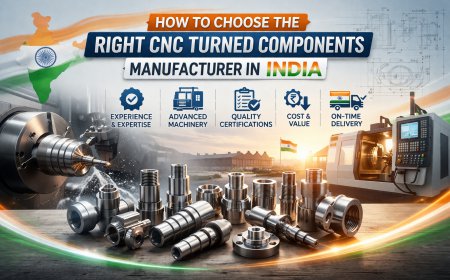 How to Choose the Right CNC Turned Components Manufacturer in India