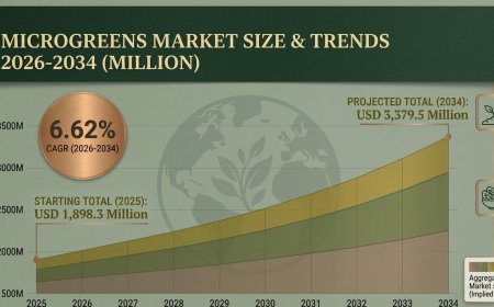 Microgreens Market Size, Growth, Industry Trends and Forecast 2026-2034