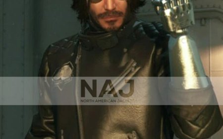 Cyberpunk Johnny Silverhand Jacket Samurai Leather Game Style