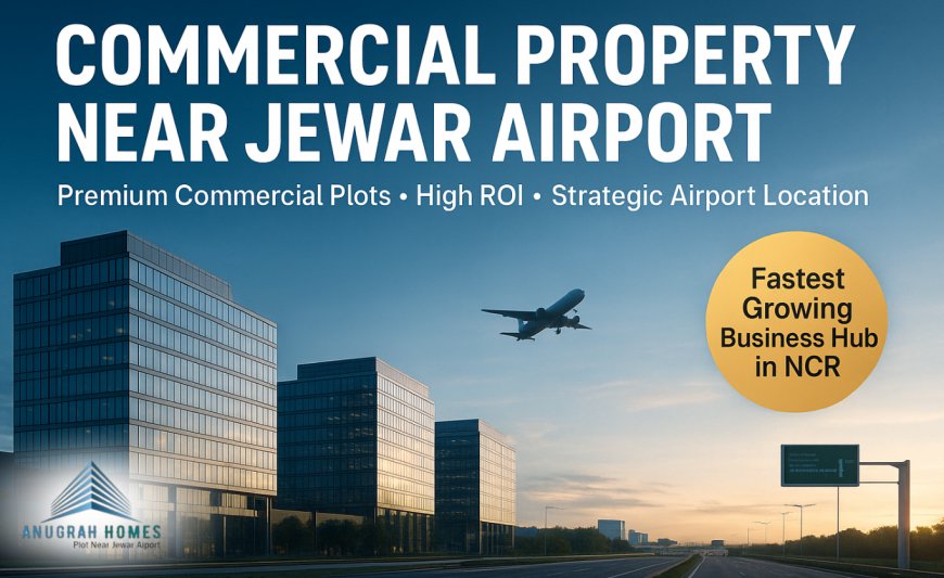 Why Commercial Property Near Jewar Airport Is the Next Big Investment Opportunity