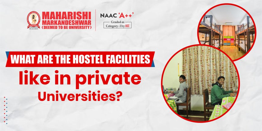 What are the hostel facilities like in private universities?