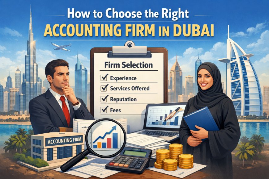 How to Choose the Right Accounting Firm in Dubai