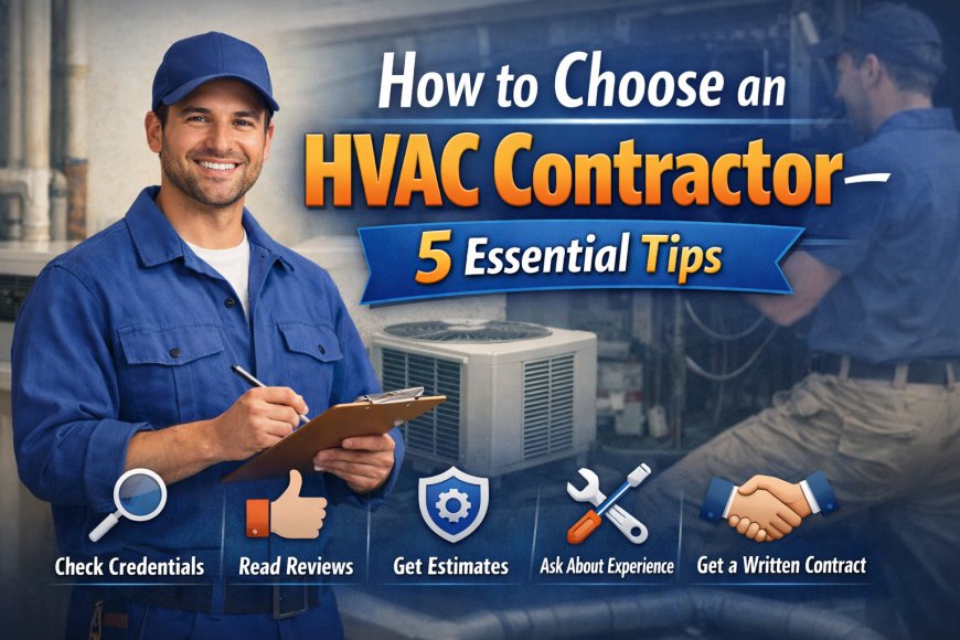 How to Choose an HVAC Contractor – 5 Essential Tips