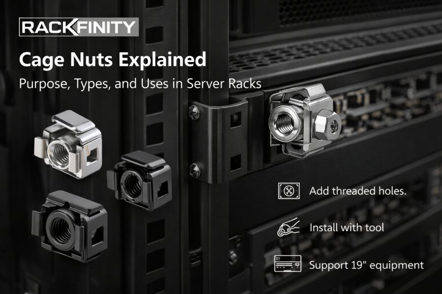 Cage Nuts Explained: Purpose, Types, and Uses in Server Racks