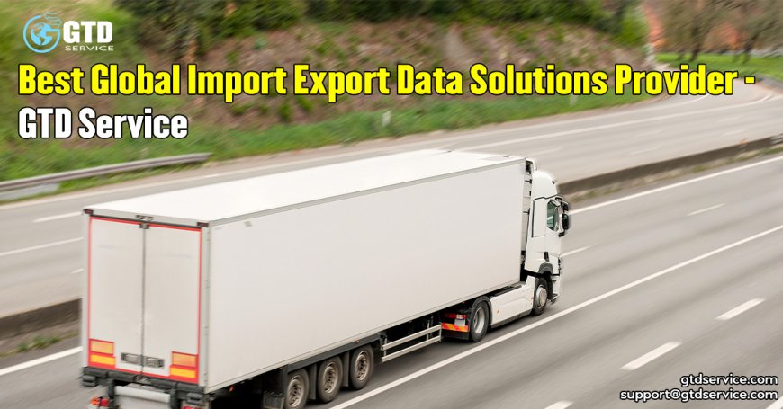 Best Global Import Export Data Solutions Provider - GTD Service