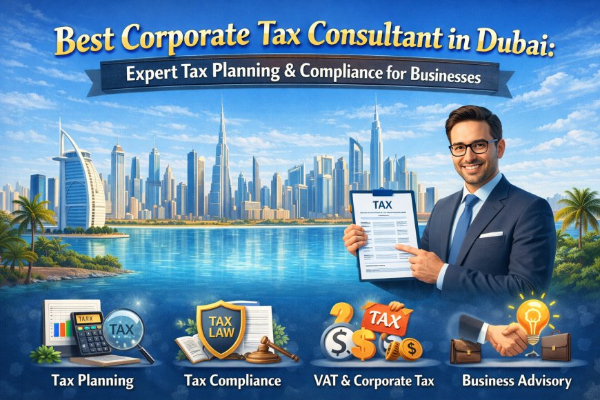 Best Corporate Tax Consultant in Dubai: Expert Tax Planning & Compliance for Businesses