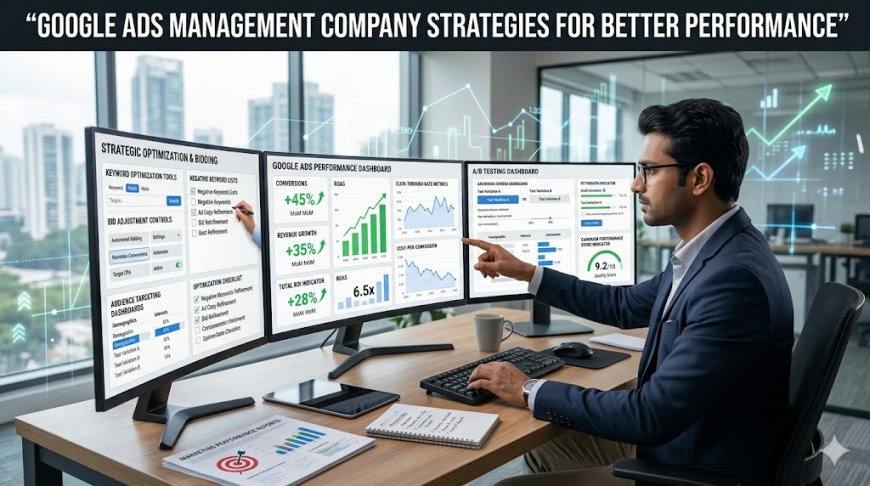 Google Ads Management Company Strategies for Better Performance