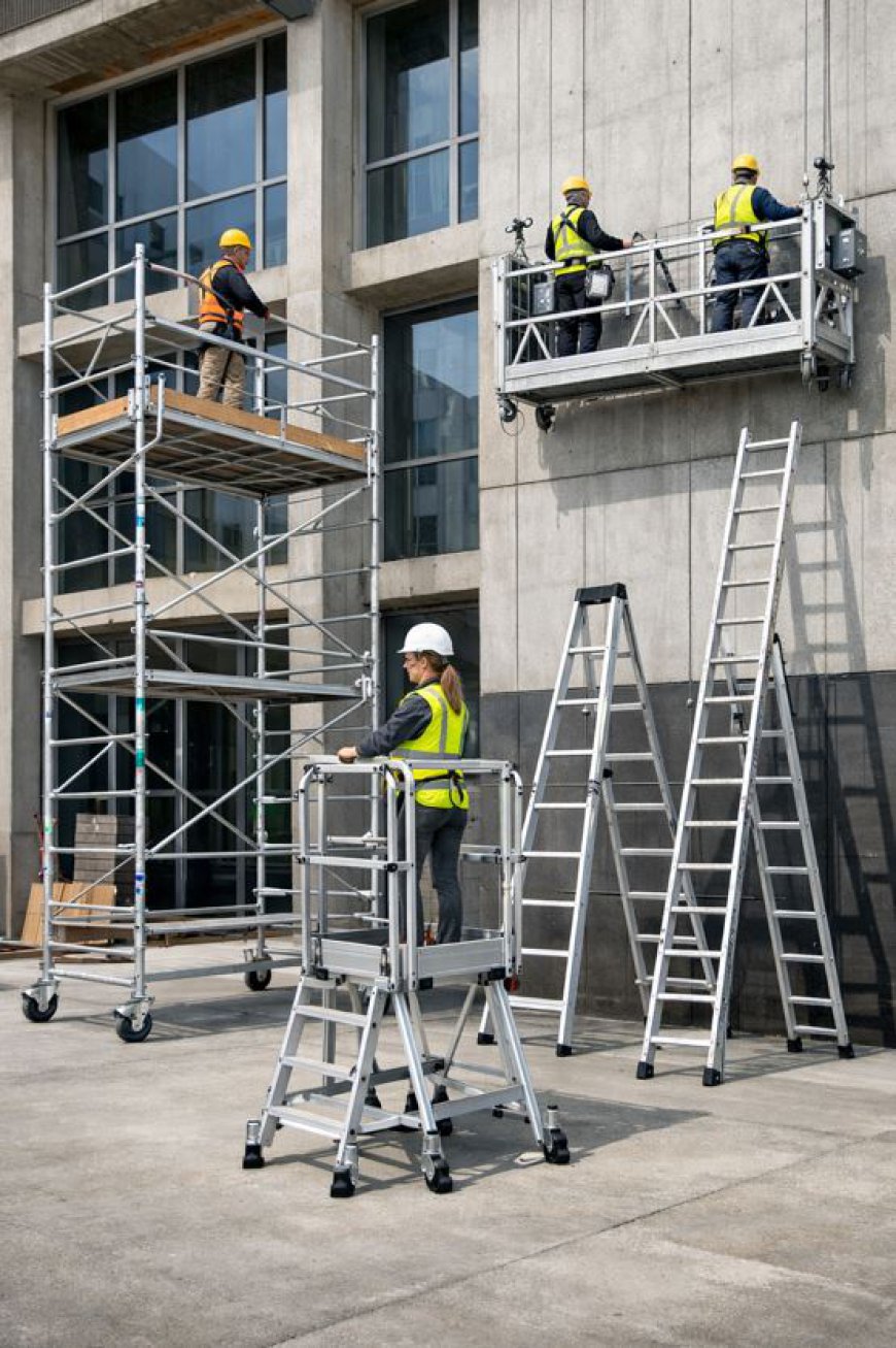 Échafaudage Aluminium : la solution idéale pour vos travaux en hauteur