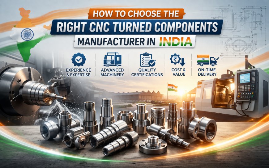 How to Choose the Right CNC Turned Components Manufacturer in India