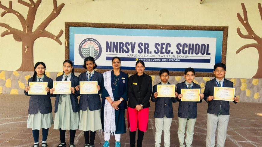 N.N.R.S.V. Sr. Sec. School Recognized for Academic Quality as a Best Middle School in Bikaner