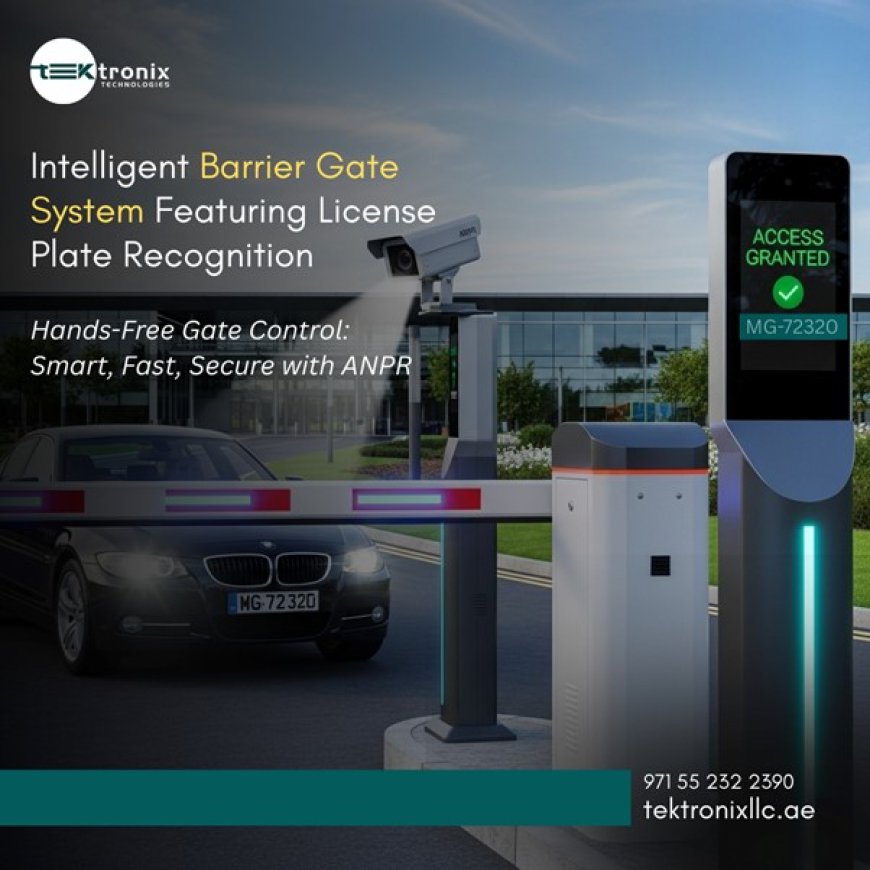 Advanced Smart Gate Barriers with RFID for UAE Residential Security