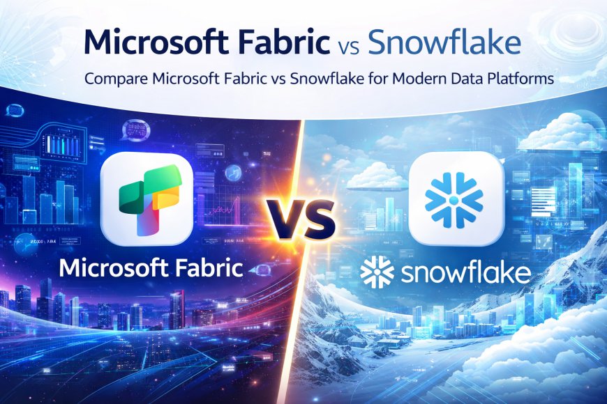 Microsoft Fabric vs Snowflake: Compare Microsoft Fabric vs Snowflake for Modern Data Platforms