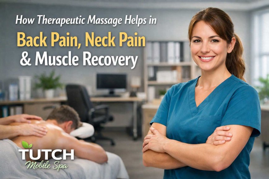 Therapeutic Massage for Back, Neck Pain & Recovery