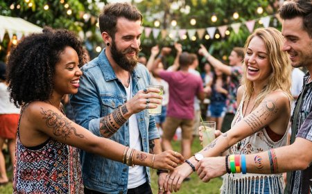 Stylish Temporary Tattoos for Events, Parties, and Everyday Expression