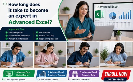 How long does it take to become an expert in Advanced Excel?