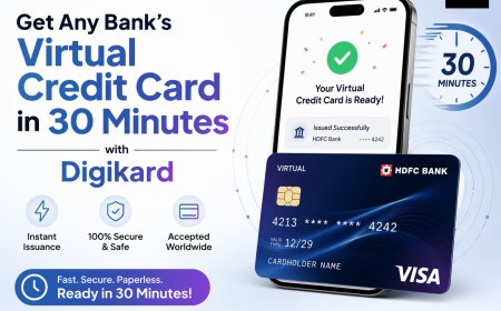 Get Any Bank's Virtual Credit Card in 30 Minutes with Digikard