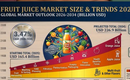 Fruit Juice Market Size, Growth and Forecast 2026 | USD 226.9 Billion by 2034