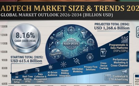 AdTech Market Share and Size 2026 | USD 1,268.6 Billion by 2034