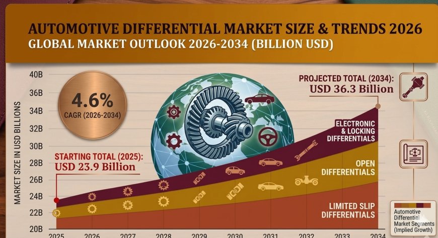 Automotive Differential Market Size and Growth | CAGR 4.6% during 2026–2034