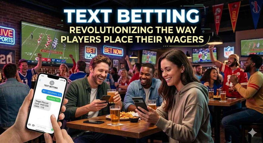 Text Betting: Revolutionizing the Way Players Place Their Wagers