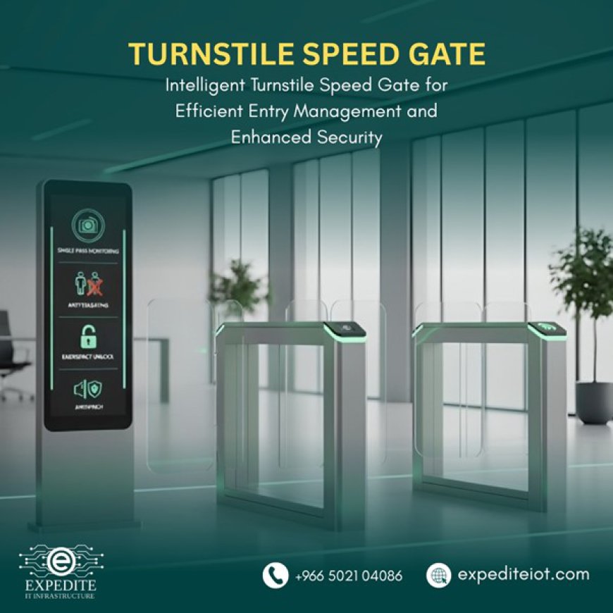 Turnstile Speed Gates for Seamless Crowd Management in KSA