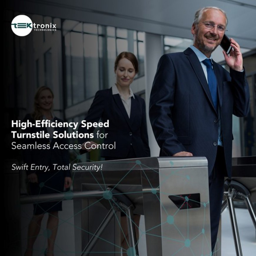 Turnstile Speed Gates: Dubai's Fastest Pedestrian Flow